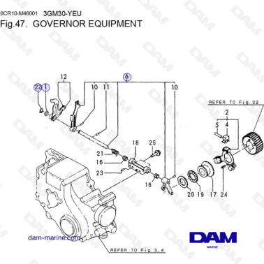 Yanmar 3GM30FC-YEU -...