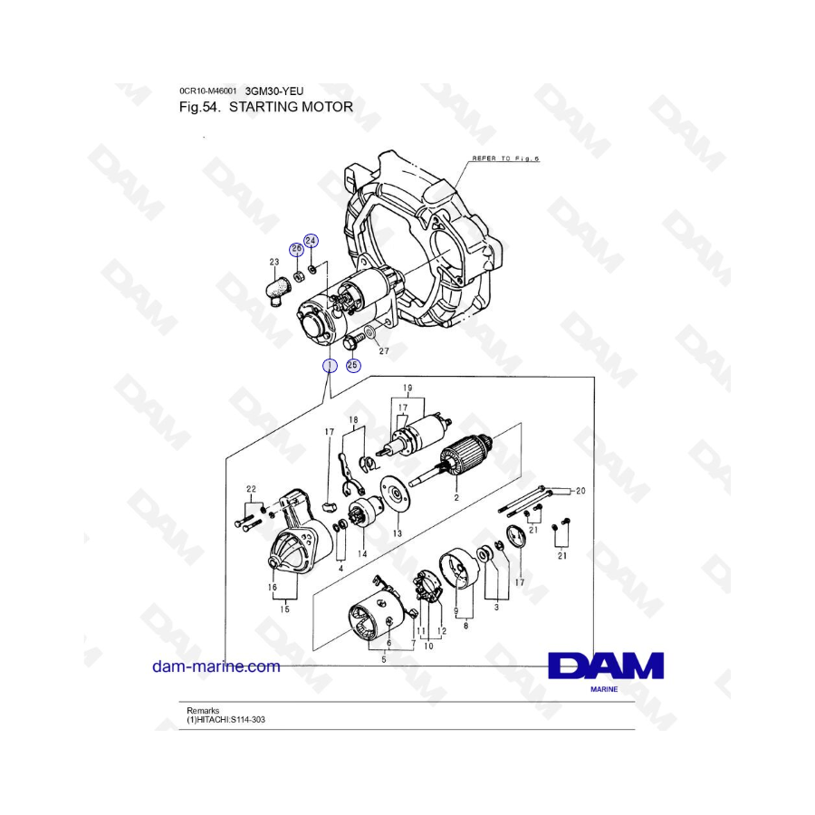 Yanmar 3GM30FC-YEU - DISPOSITIVO DE CONTROL DE COMBUSTIBLE