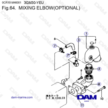 Yanmar 3GM30FC-YEU - MIXING...