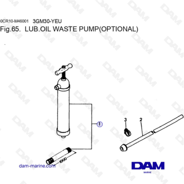 Yanmar 3GM30FC-YEU - POMPA...