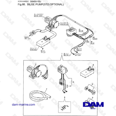 Yanmar 3GM30FC-YEU - BOMBA...