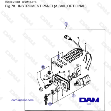 Yanmar 3GM30FC-YEU -...