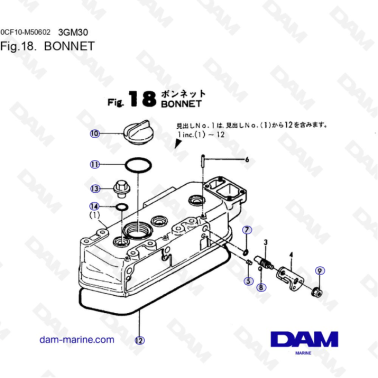 Yanmar 3GM30FC - COFANO