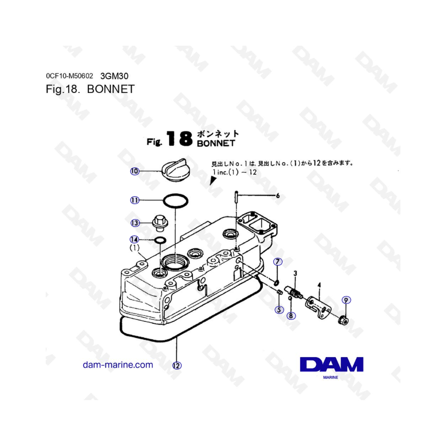 Yanmar 3GM30FC - COFANO