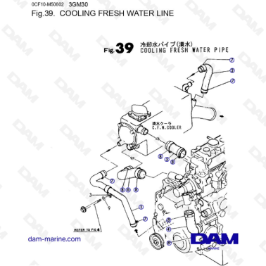 Yanmar Marine 3GM30F -...