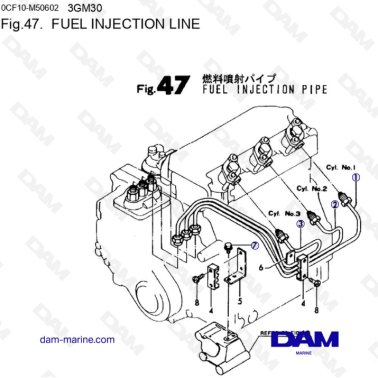 Yanmar Marine 3GM30FC -...