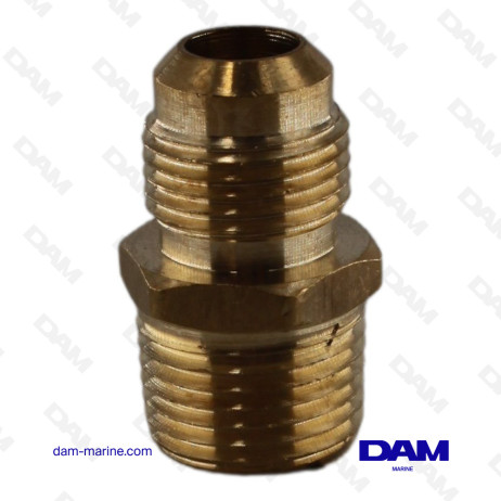 STRAIGHT OIL CONNECTOR MM - 1/2 X 1/2