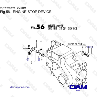 Yanmar Marine 3GM30FC -...