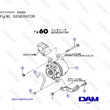 Generador Yanmar Marine...