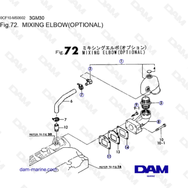 Yanmar Marine 3GM30FC -...