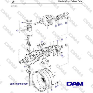 Volvo Penta 250A, 250B -...