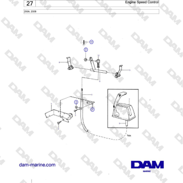 Volvo Penta 250A, 250B -...