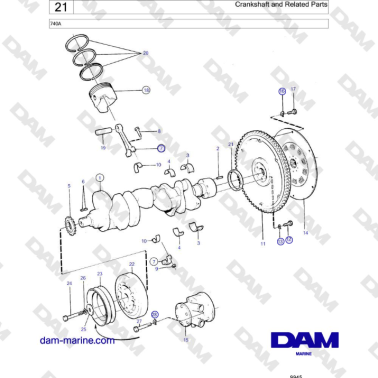 Volvo Penta 740A -...