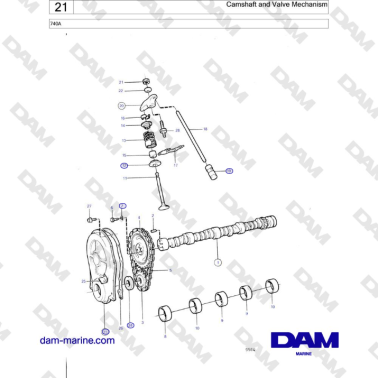 Volvo Penta 740A - Camshaft...