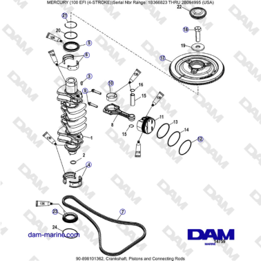 Mercruiser EFI 100 (4...
