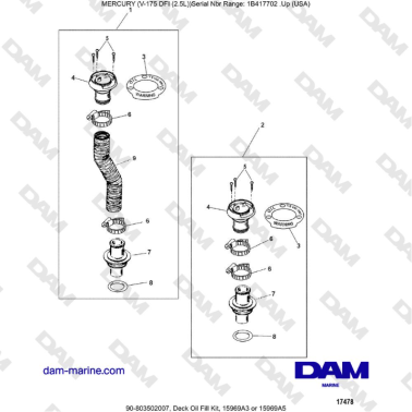 Mercury Verado 175 - Kit de...