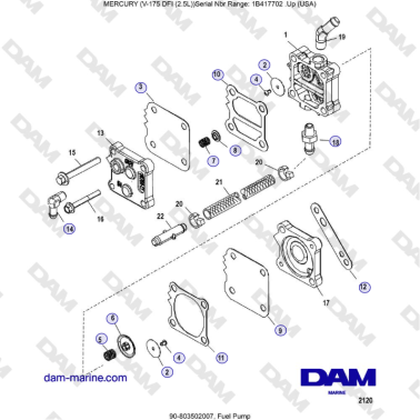 Mercury Verado 175 - Fuel Pump