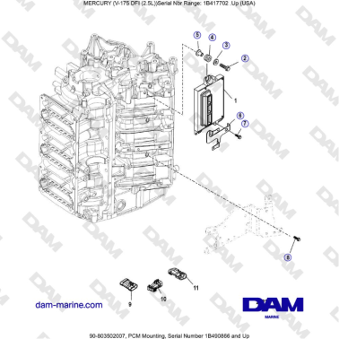 Mercury Verado 175 - PCM...