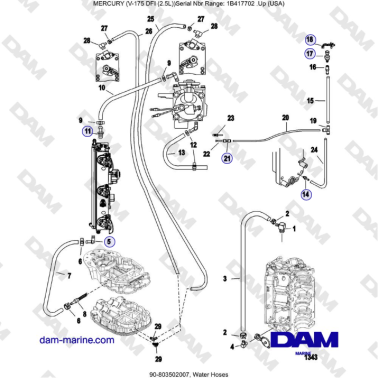 Mercury Verado 175 - Water...