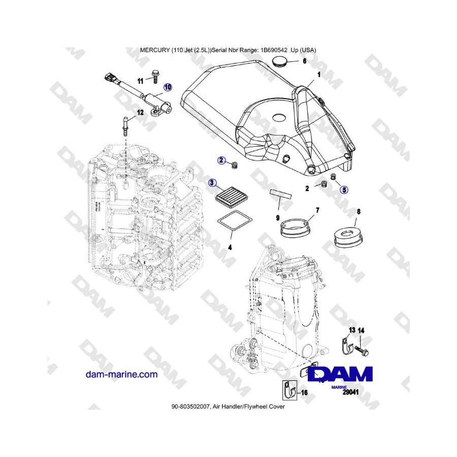 ANODE ALU HELICE MERCRUISER