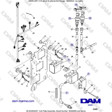 Mercury EFI 110 - Coil...