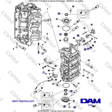 Mercury EFI 110 - Blocco...
