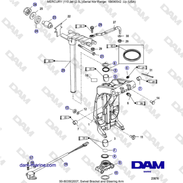 Mercury 110 EFI - Soporte...