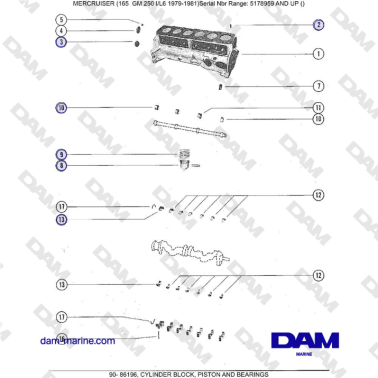 Mercruiser 165 - CYLINDER...