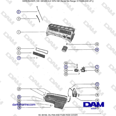 Mercruiser 165 - OIL PAN...