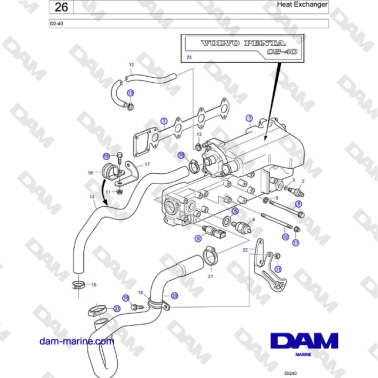 Volvo Penta  D2-40 - Heat...