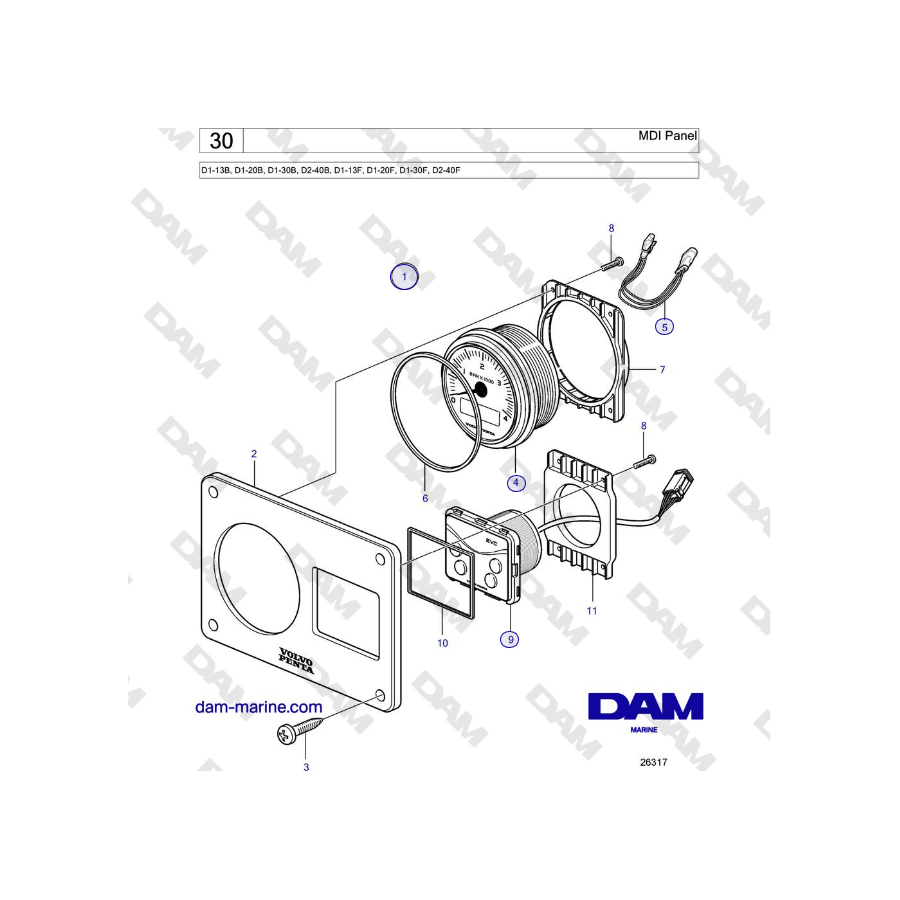 Volvo Penta D2-40B, D2-40F -