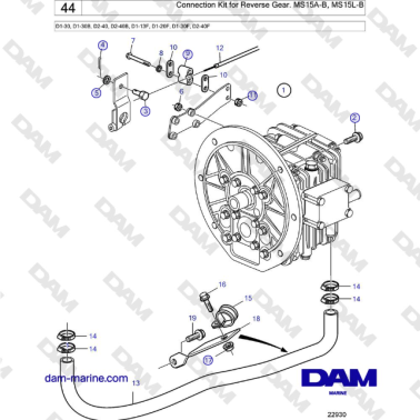 Volvo Penta D2-40 - Kit de...