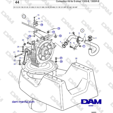 Volvo Penta D2-40 - Kit di...