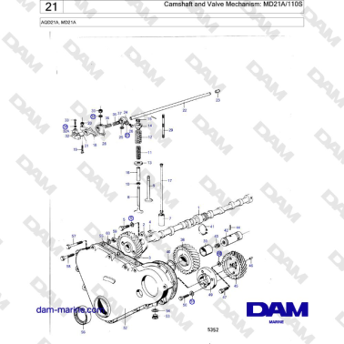 Volvo Penta MD21A - Albero...