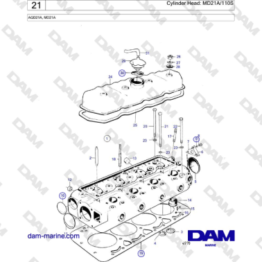 Volvo Penta MD21A -...