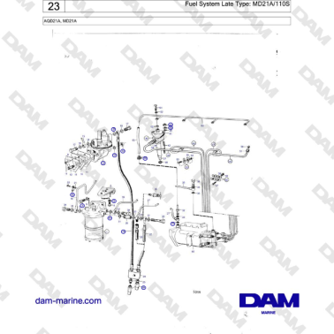 Volvo Penta MD21A - Sistema...