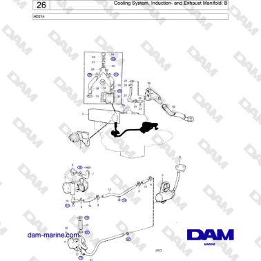 Volvo Penta MD21A - Cooling...