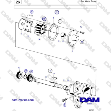 Volvo Penta MD21A - Pompa...