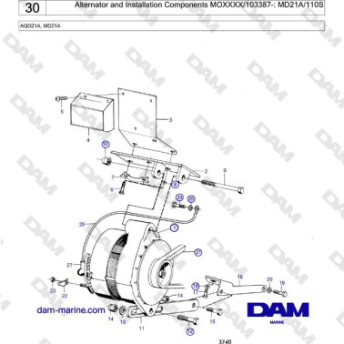 Volvo Penta MD21A -...
