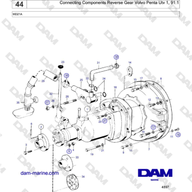 Volvo Penta MD21A -...