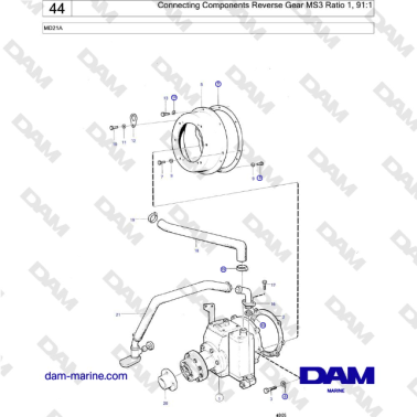 Volvo Penta MD21A -...