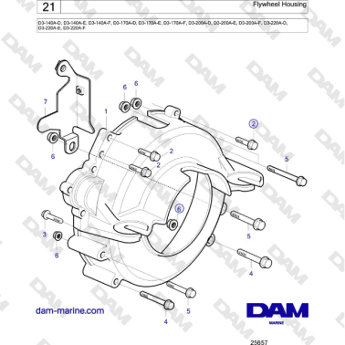 Volvo Penta D3-220A-F -...