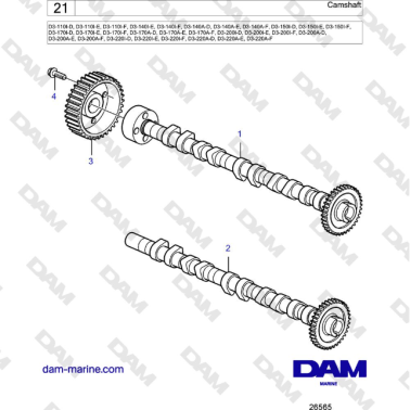 Volvo Penta D3-220A-F -...