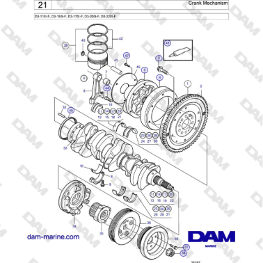 Volvo Penta D3-220A-F -...