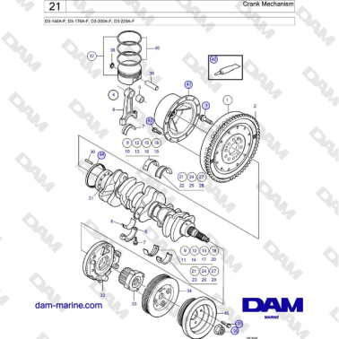 Volvo Penta D3-220A-F -...