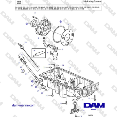 Volvo Penta D3-220A-F -...
