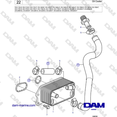 Volvo Penta D3-220A-F -...