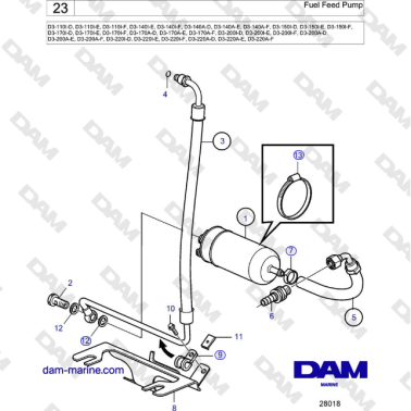 Volvo Penta D3-220A-F -...