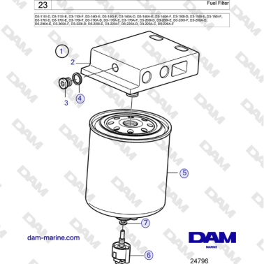 Volvo Penta D3-220A-F -...