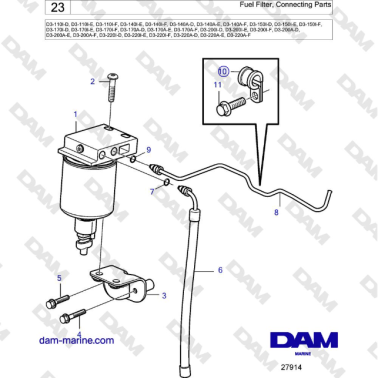 Volvo Penta D3-220A-F -...
